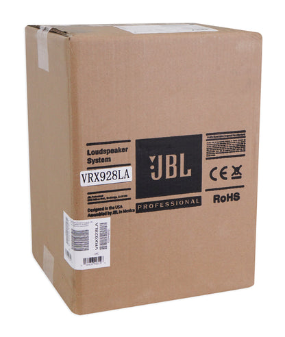 JBL VRX928LA 8" 400 Watt 2-Way Passive Line-Array Speaker in Black+4) Par Lights