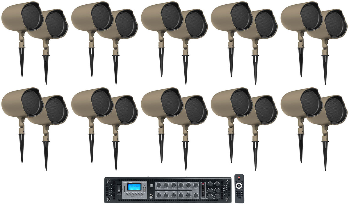 (20) GSF6-TN Landscape Speakers + RCS650-6 Amplifier
