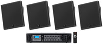 (2) SLP14/T-BK + RCS180-6 70V On-Wall Speaker System