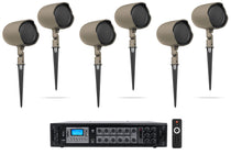 GSF3-TN Landscape Speakers (3 Pairs) + RCS180-6 Amplifier