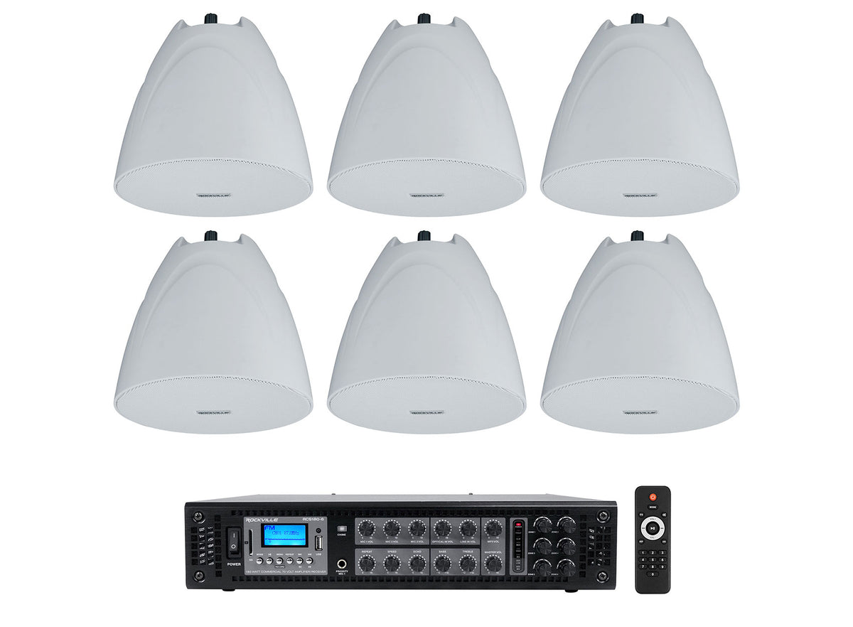 RCS180-6 + PEN-525T White 6-Pack