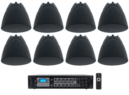 RCS180-6 + PEN-525T Black 8-Pack