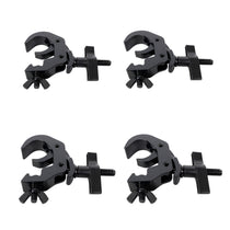T-C12H-BLKX4 Self-Locking M10 Truss Clamps, 4-Pack
