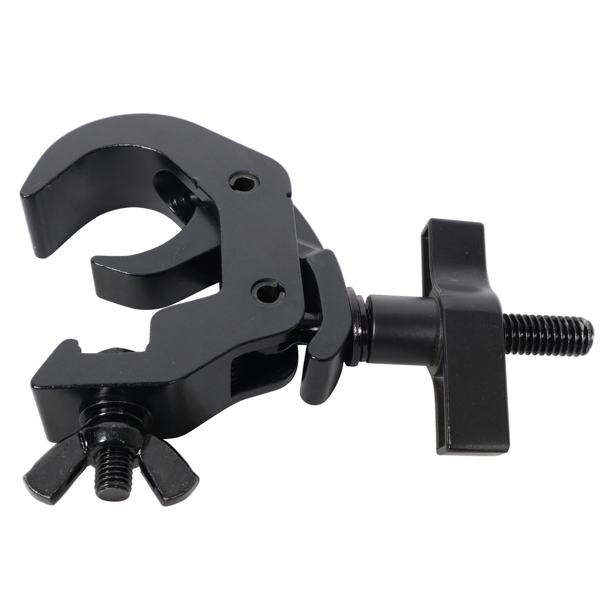 T-C12H-BLKX4 Self-Locking M10 Truss Clamps, 4-Pack