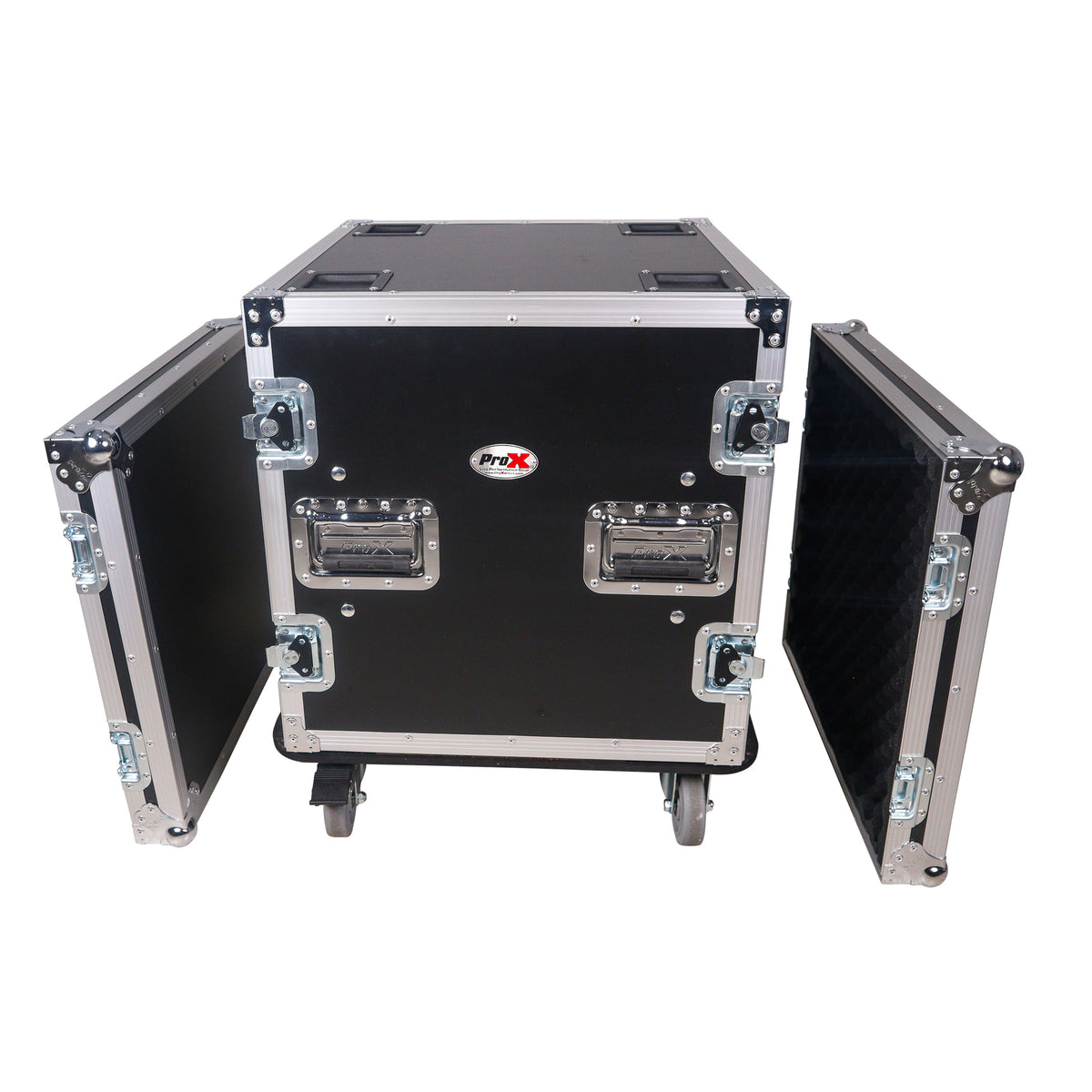 ProX T-10RSP ATA Flight Case For Amp Rack Mount With 10U Space 20" Depth+Casters