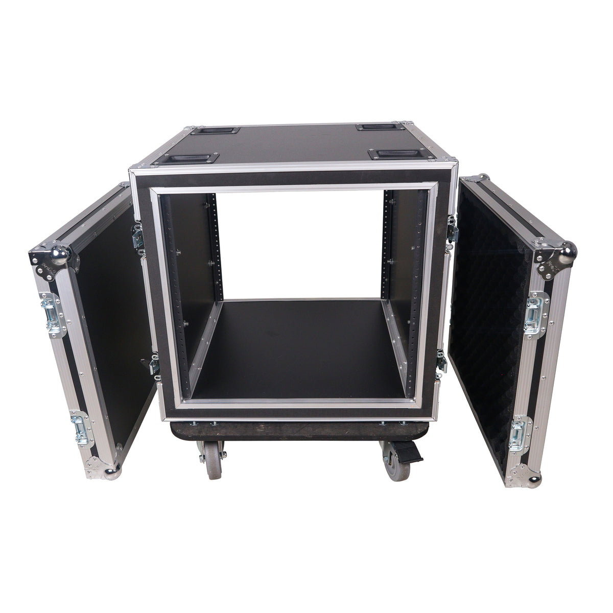 ProX T-10RSP ATA Flight Case For Amp Rack Mount With 10U Space 20" Depth+Casters