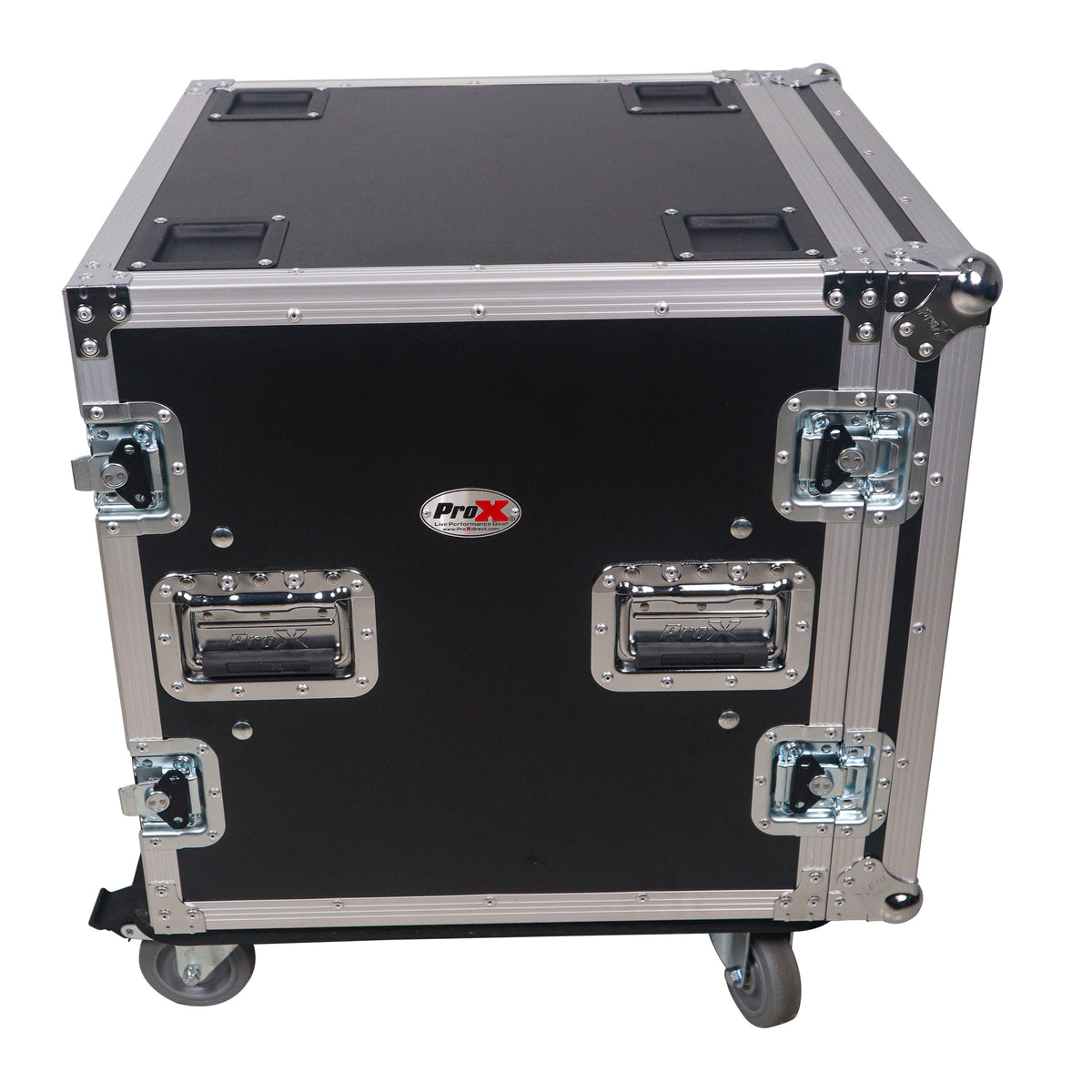 ProX T-10RSP ATA Flight Case For Amp Rack Mount With 10U Space 20" Depth+Casters