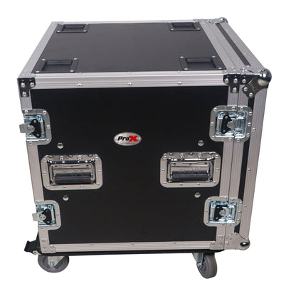 ProX T-10RSP ATA Flight Case For Amp Rack Mount With 10U Space 20" Depth+Casters