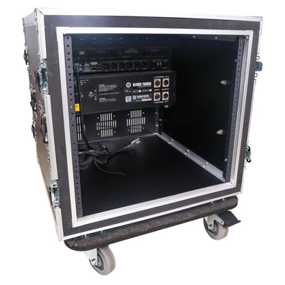 ProX T-10RSP ATA Flight Case For Amp Rack Mount With 10U Space 20" Depth+Casters
