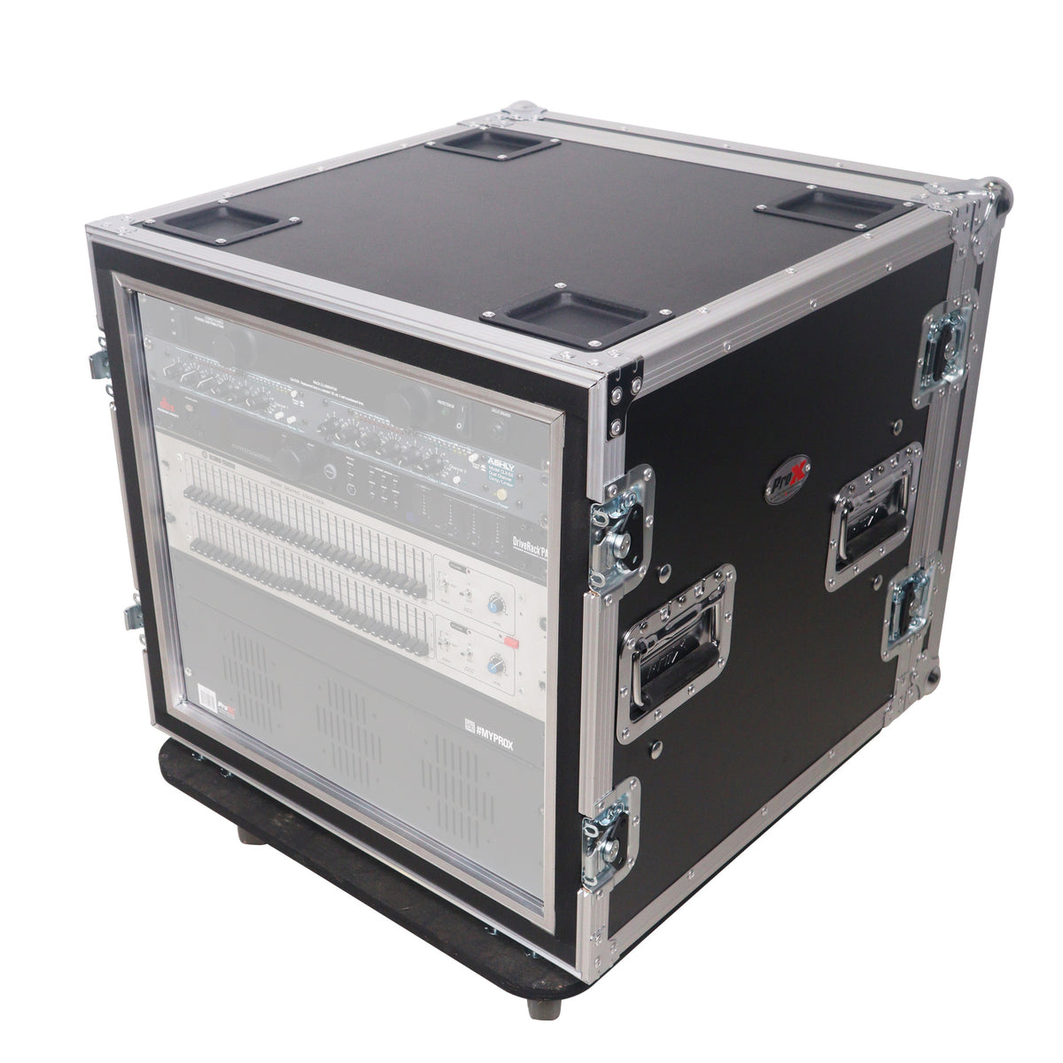 ProX T-10RSP ATA Flight Case For Amp Rack Mount With 10U Space 20" Depth+Casters