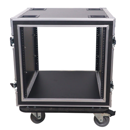 ProX T-12RSP ATA Flight/Road Case For Amp Rack With 12U Space 20" Depth+Casters