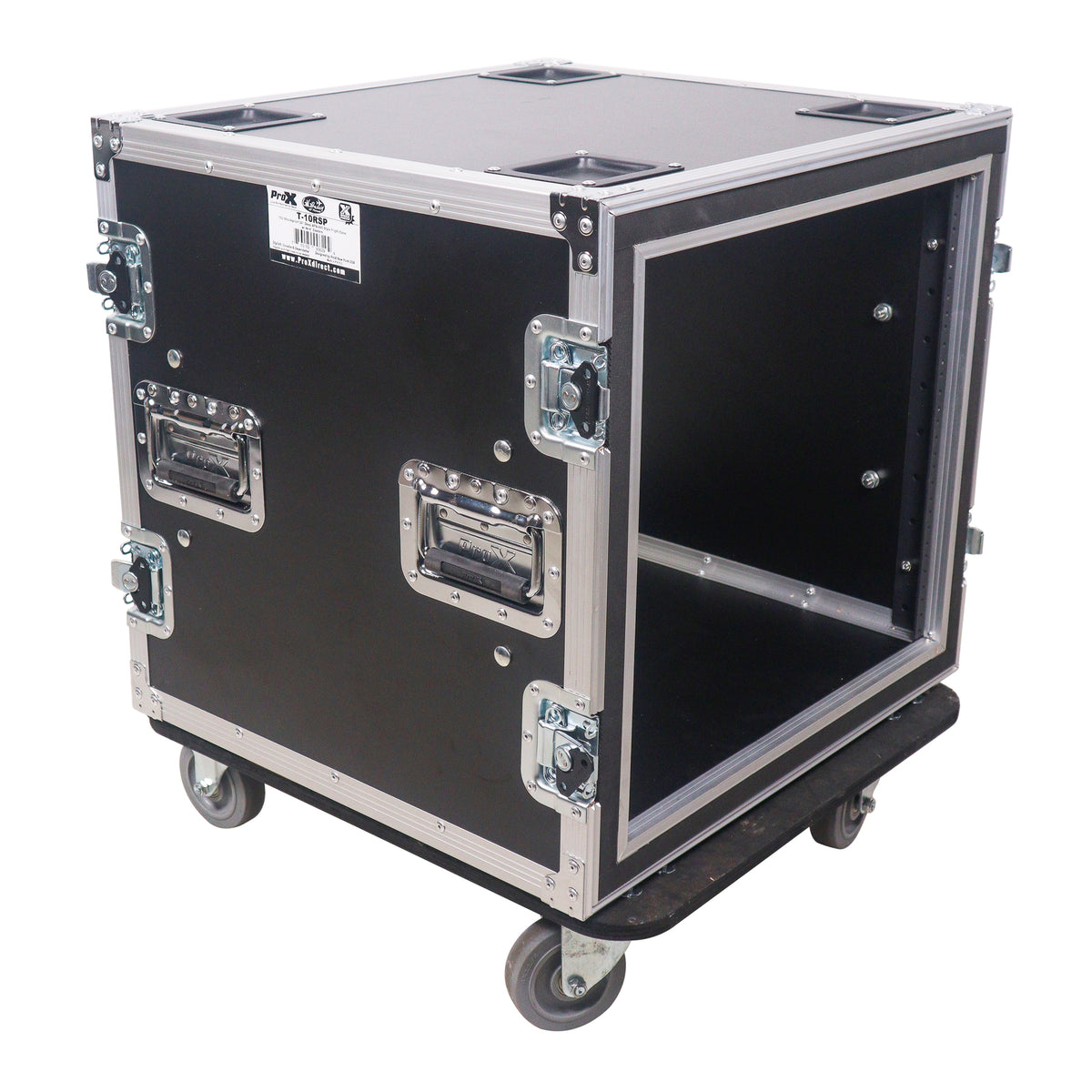 ProX T-12RSP ATA Flight/Road Case For Amp Rack With 12U Space 20" Depth+Casters