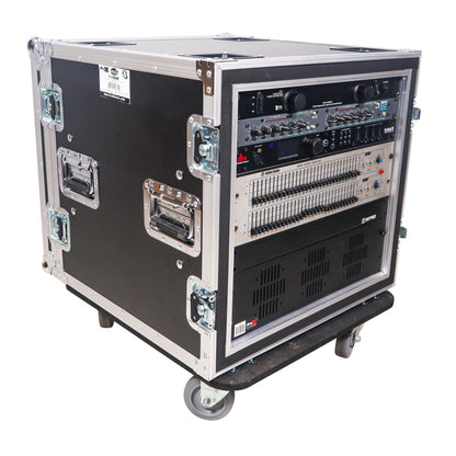 ProX T-12RSP ATA Flight/Road Case For Amp Rack With 12U Space 20" Depth+Casters