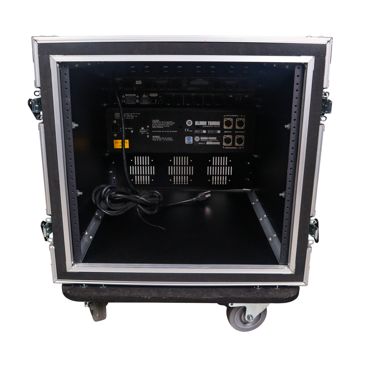 ProX T-12RSP ATA Flight/Road Case For Amp Rack With 12U Space 20" Depth+Casters