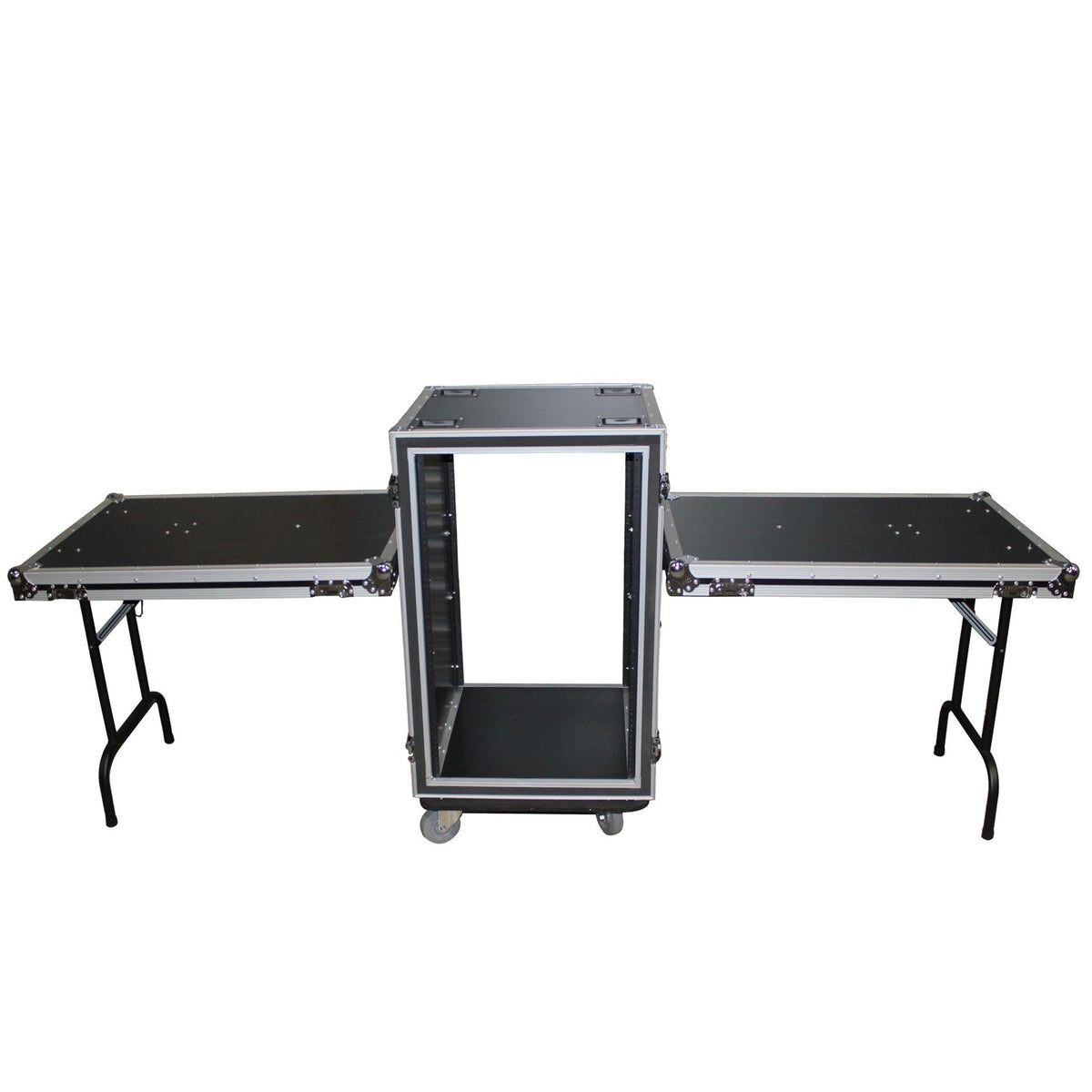 ProX T-14RSPWDST ATA Flight Case For Amp Rack With 14U Space 20" Depth+Casters