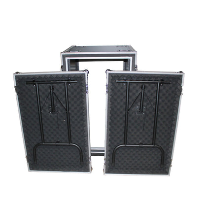 ProX T-14RSPWDST ATA Flight Case For Amp Rack With 14U Space 20" Depth+Casters