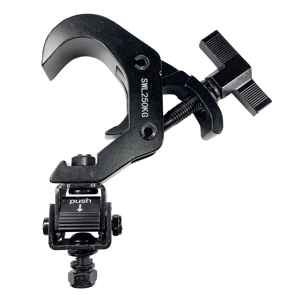 T-QFC12X4 90 Degree Folding Clamp Adapters With Truss Clamps, 4-Pack
