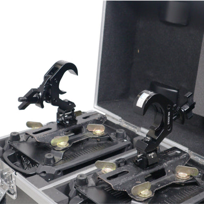 T-QFC12X4 90 Degree Folding Clamp Adapters With Truss Clamps, 4-Pack