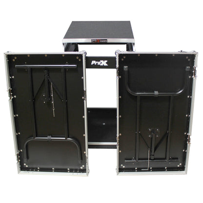 ProX T-16MRSS13ULT Road Case For 13U Top 16U Front 19" Rackmount+Two Side Tables