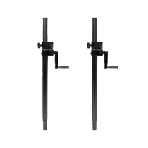 T-SAACX2PKG Crank-Up Subwoofer Speaker Poles, Set Of 2