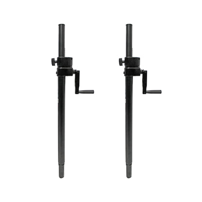 T-SAACX2PKG Crank-Up Subwoofer Speaker Poles, Set Of 2