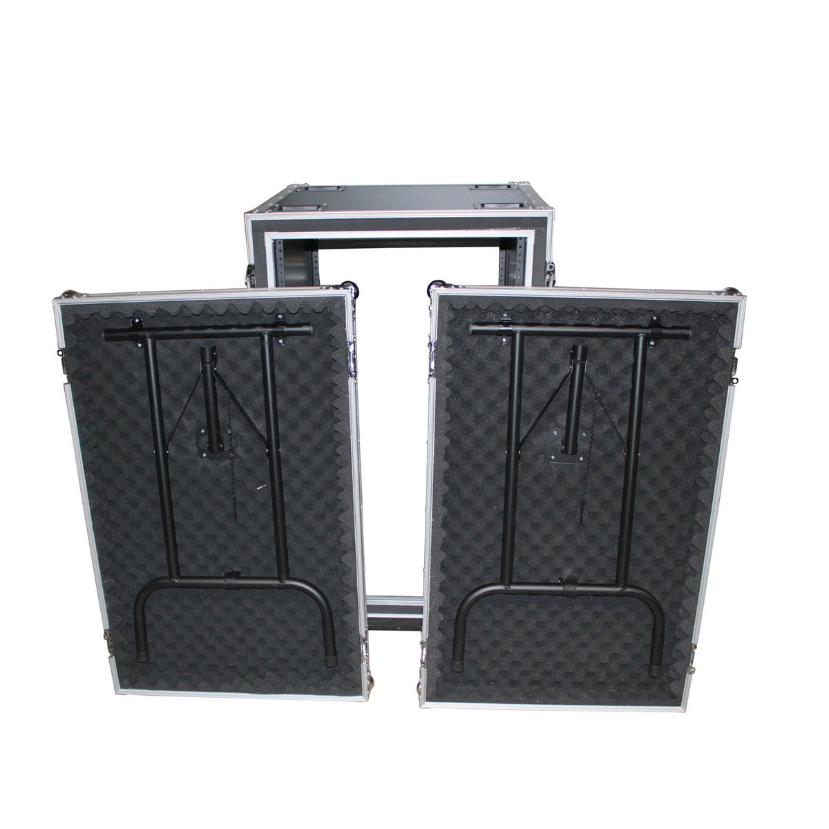 ProX T-16RSPWDT ATA Road Case For Amp Rack w/16U Space 20" Depth+Two Side Tables