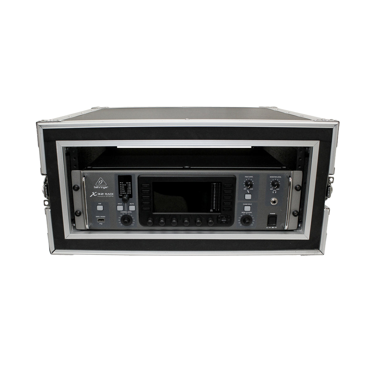 T-4RSP 4U Shockproof Amp Rack Road Case