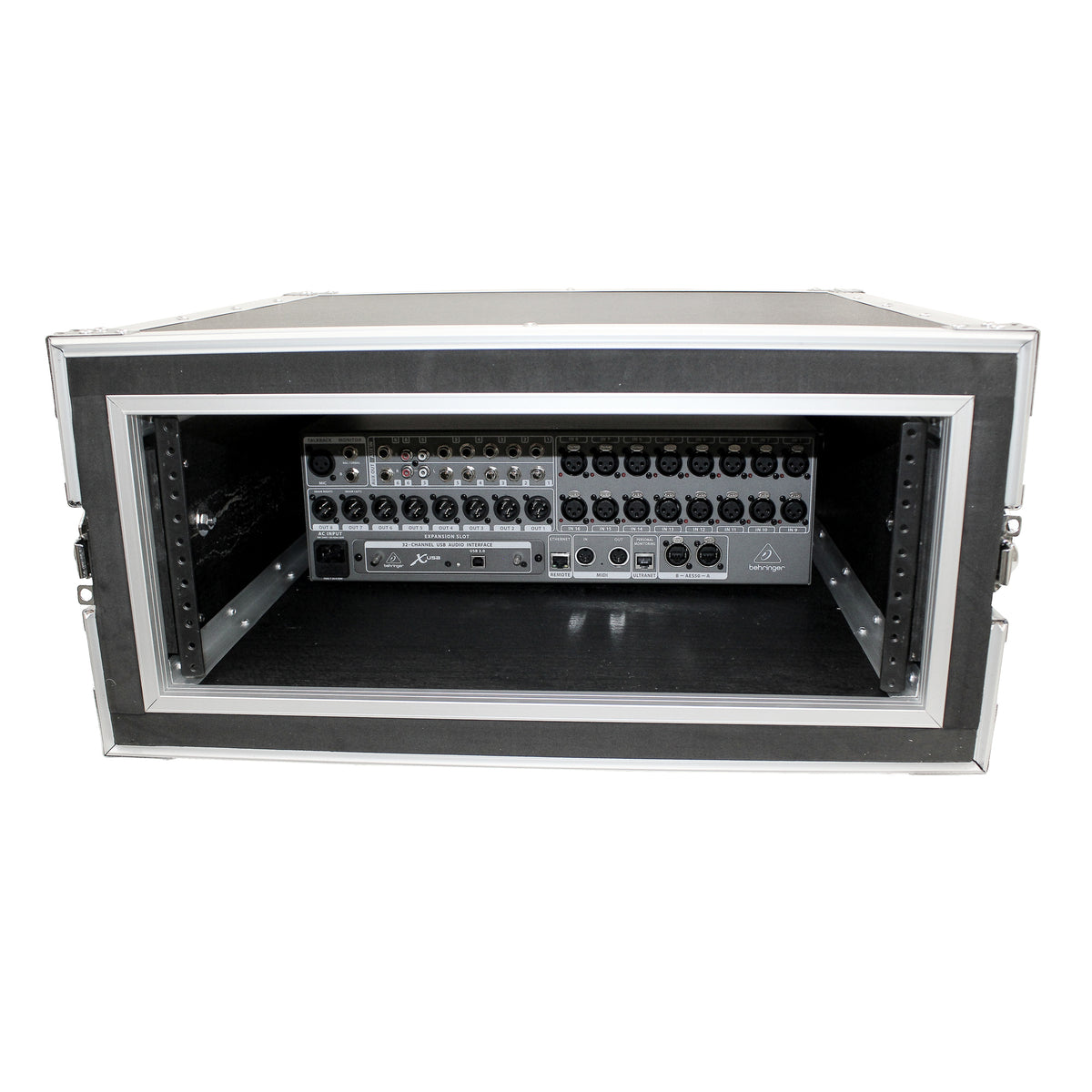T-4RSP 4U Shockproof Amp Rack Road Case