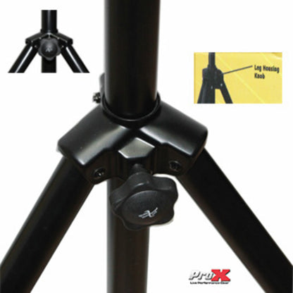 T-SS26P Heavy Duty 8' Tripod Speaker Stands, Set Of 2