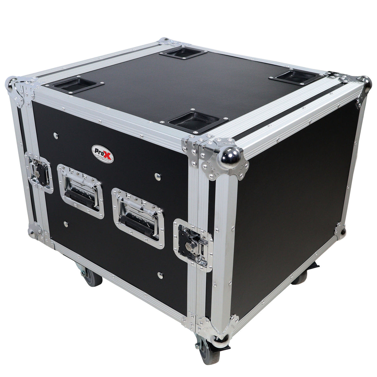 T-8RSP 8U Shockproof Amp Rack Flight Case