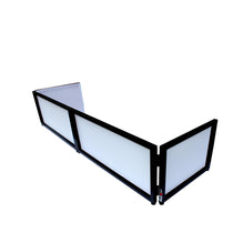 XF-TTFB Black Tabletop Frame DJ Facade with Black and White Scrims
