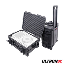 XM-CDHW UltronX Watertight Case for CDJ-3000, 12" Mixers and DM3 with Handle and Wheels