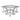 ProX XT-SQ164-3W90 1.64' Square 3 Way 90 Degree Truss Corner Block For F34 F32
