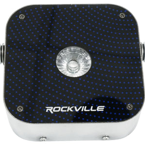 Rockville MINI RF1 V2 RGBWA+UV DJ/Party LED Wash Light+4ch RF Long Range Remote