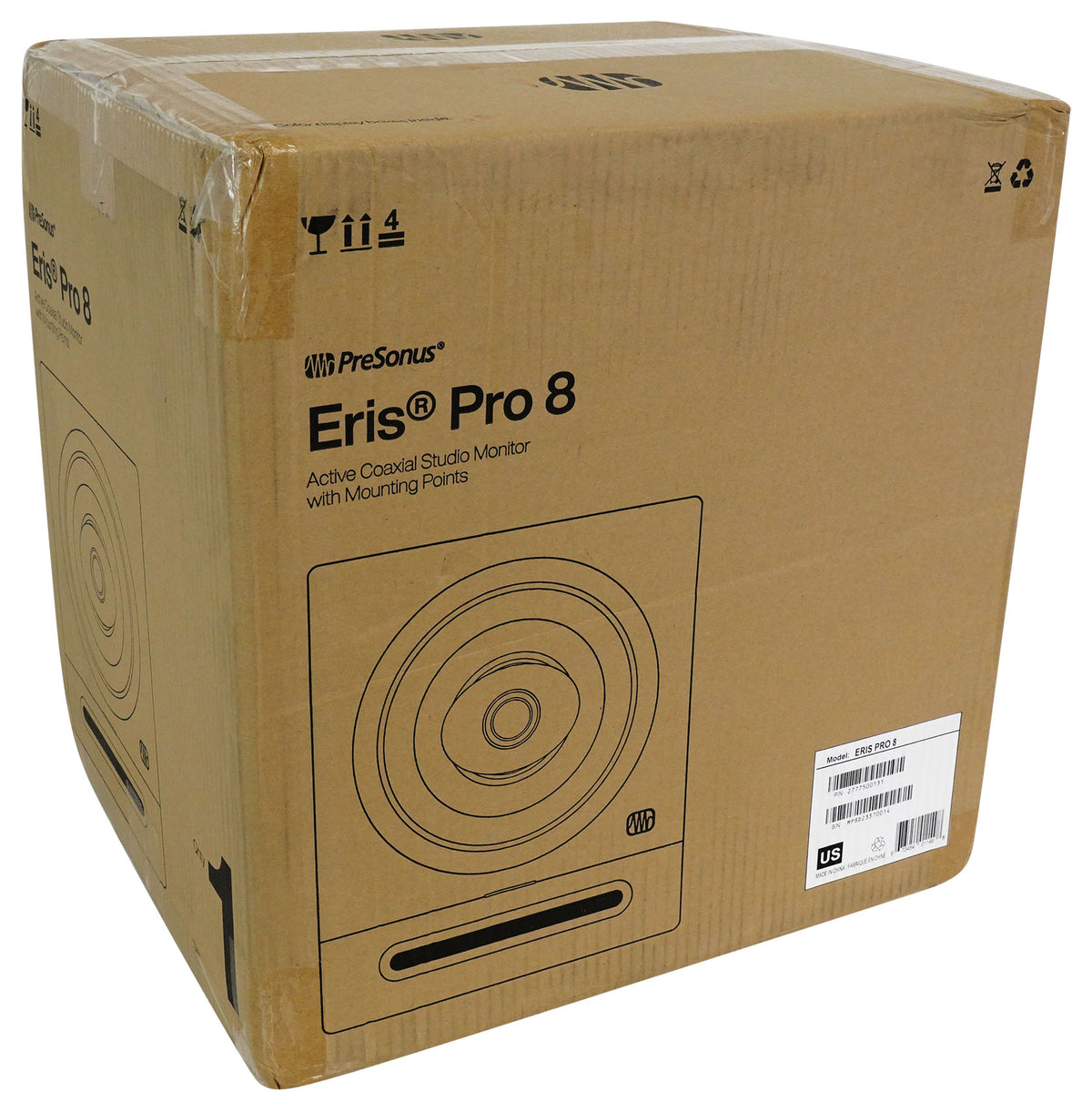 Presonus Eris Pro 8 Active 8" Coaxial 2-Way Powered Studio Monitor Speaker