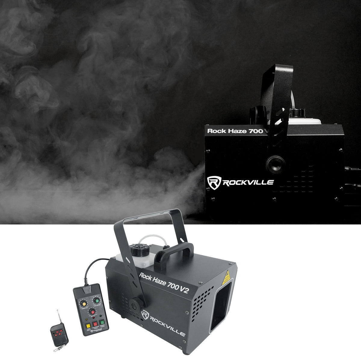 ADJ FS3000LED RF Follow Spot Light w/GOBO Slot+Haze Machine+Cables