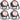 (8) American DJ ADJ DOTZ PAR 100 RF 100 Watt RGB COB LED DMX Par Can Wash Lights