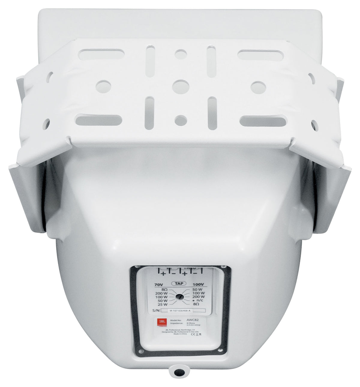 JBL AWC82 8" 200 Watt Indoor/Outdoor 70V Surface Mount Commercial Speaker