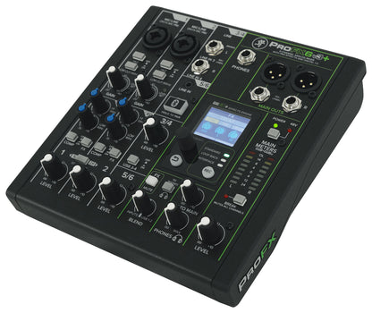 Mackie ProFX6v3+ 6-Channel Analog Mixer w/Enhanced FX/USB Recording/Bluetooth