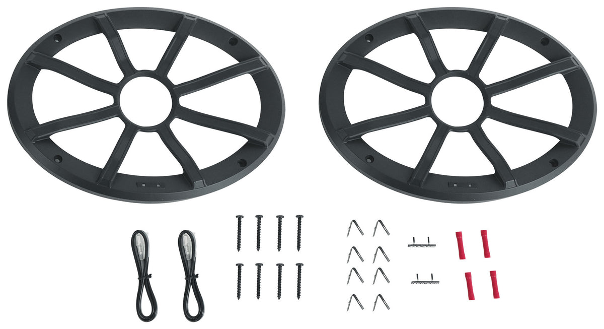 Kicker 46HDBL69 6x9" Saddlebag Speakers+Lids for 2014-Up Harley Davidson HDBL69