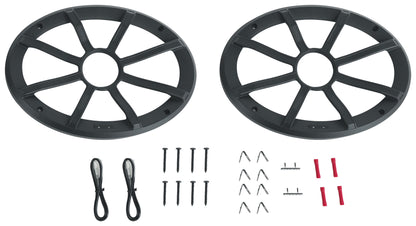 Kicker 46HDBL69 6x9" Saddlebag Speakers+Lids for 2014-Up Harley Davidson HDBL69