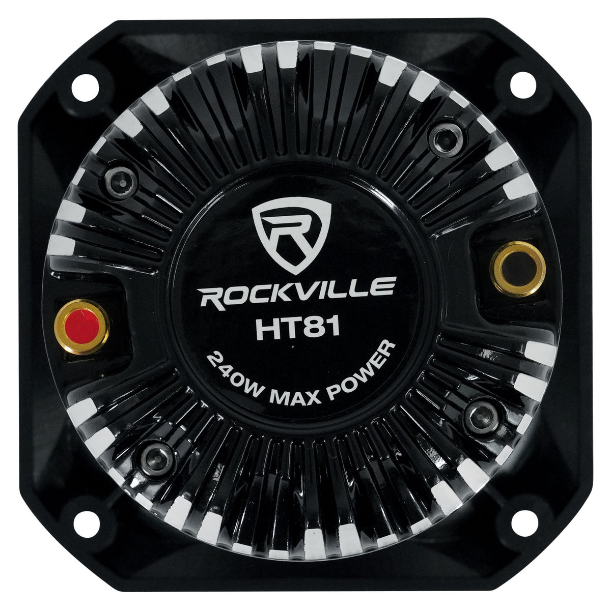 Rockville HT81 1.35" 240 Watt Car/Pro Audio ABS Horn Titanium Tweeter