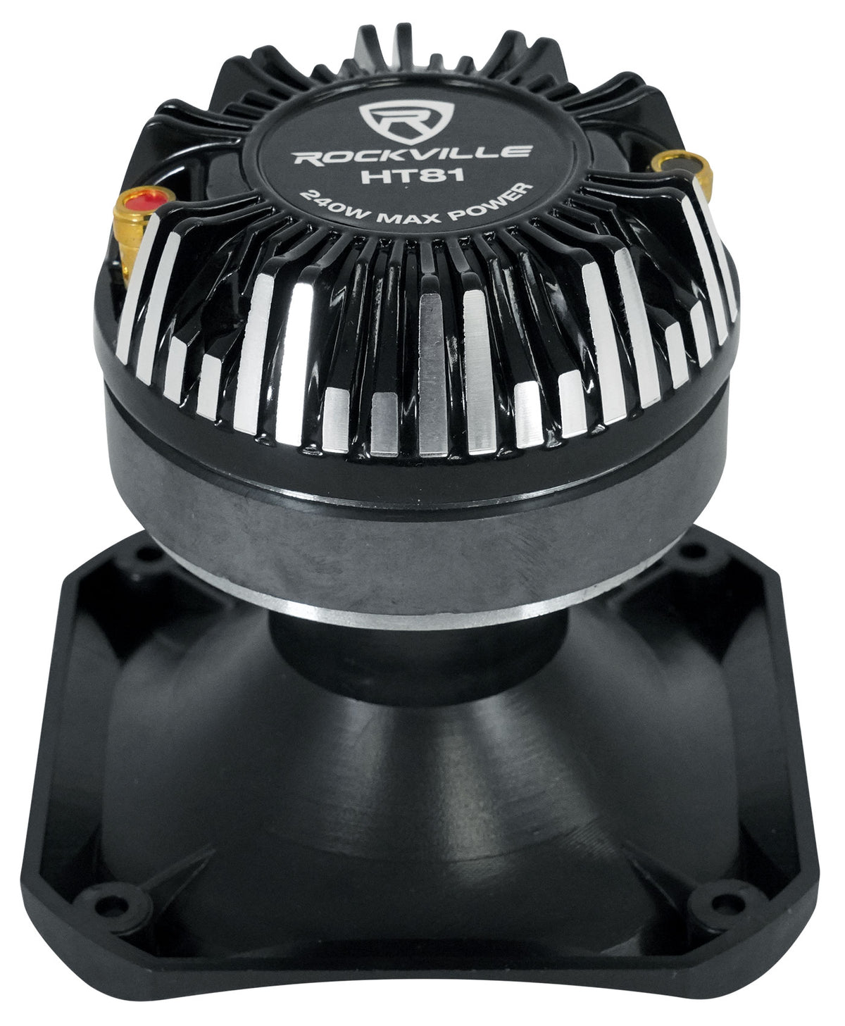 Rockville HT81 1.35" 240 Watt Car/Pro Audio ABS Horn Titanium Tweeter