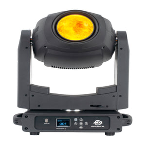 (2) American DJ FOCUS SPOT 6Z 300W Cool White LED DMX Moving Head Lights + Case