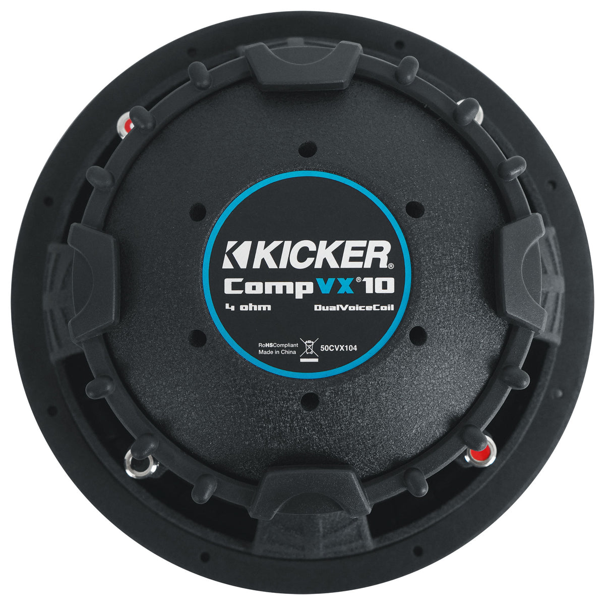 50CVX104 COMPVX 10-Inch Subwoofers, DVC 4-Ohm (Pair)