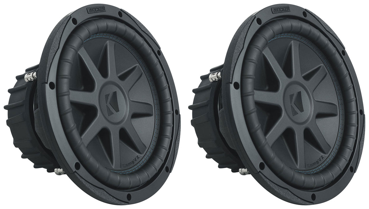 50CVX104 COMPVX 10-Inch Subwoofers, DVC 4-Ohm (Pair)