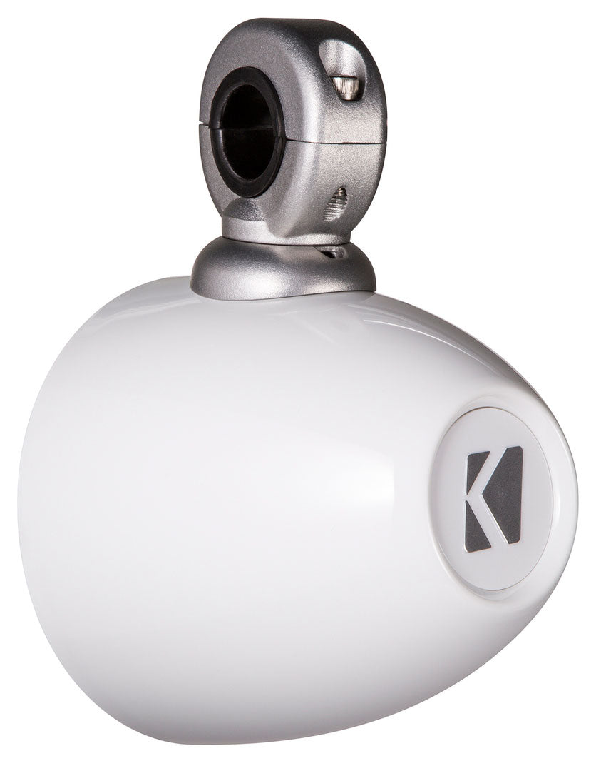 Pair Kicker 40KMMTESW 4" Mini Marine Tower Enclosures in White