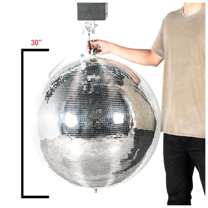 Eliminator American DJ EM30 30" Disco Mirror Ball For Dance Floor/Club/Bar