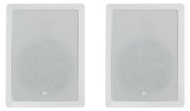 (2) JBL CONTROL 128 WT 8" 50w Commercial 70v In-Wall Speakers For Restaurant/Bar