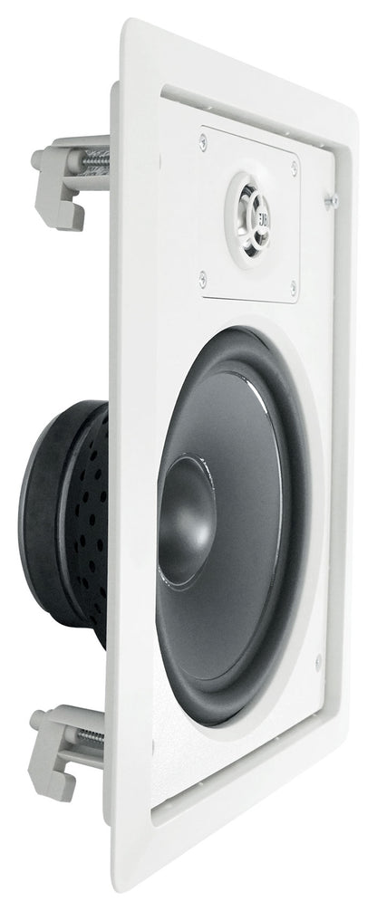 (2) JBL CONTROL 128 WT 8" 50w Commercial 70v In-Wall Speakers For Restaurant/Bar